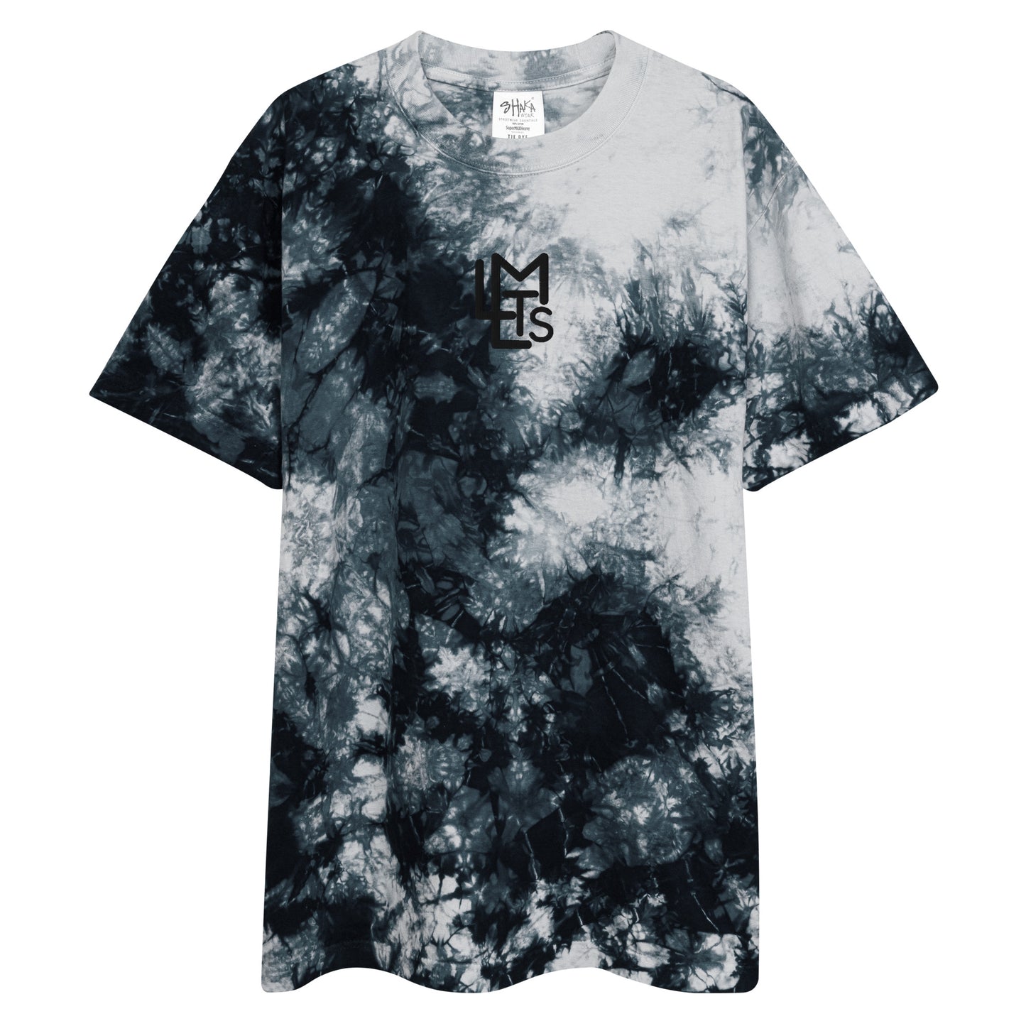 LOGO'd Tie-Dye Black