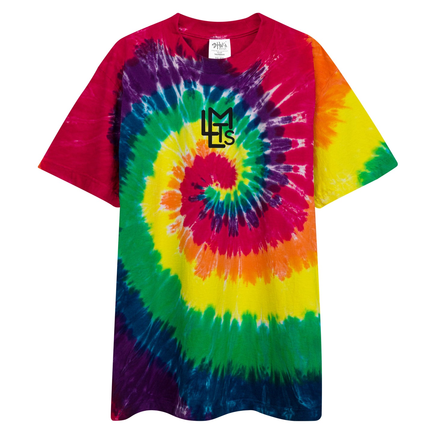 LOGO'd Tie-Dye Black