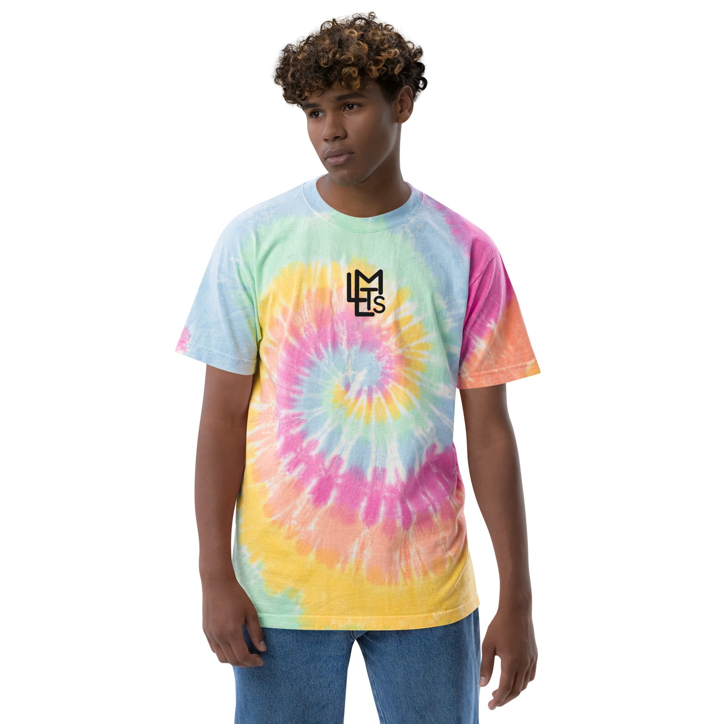 LOGO'd Tie-Dye Black