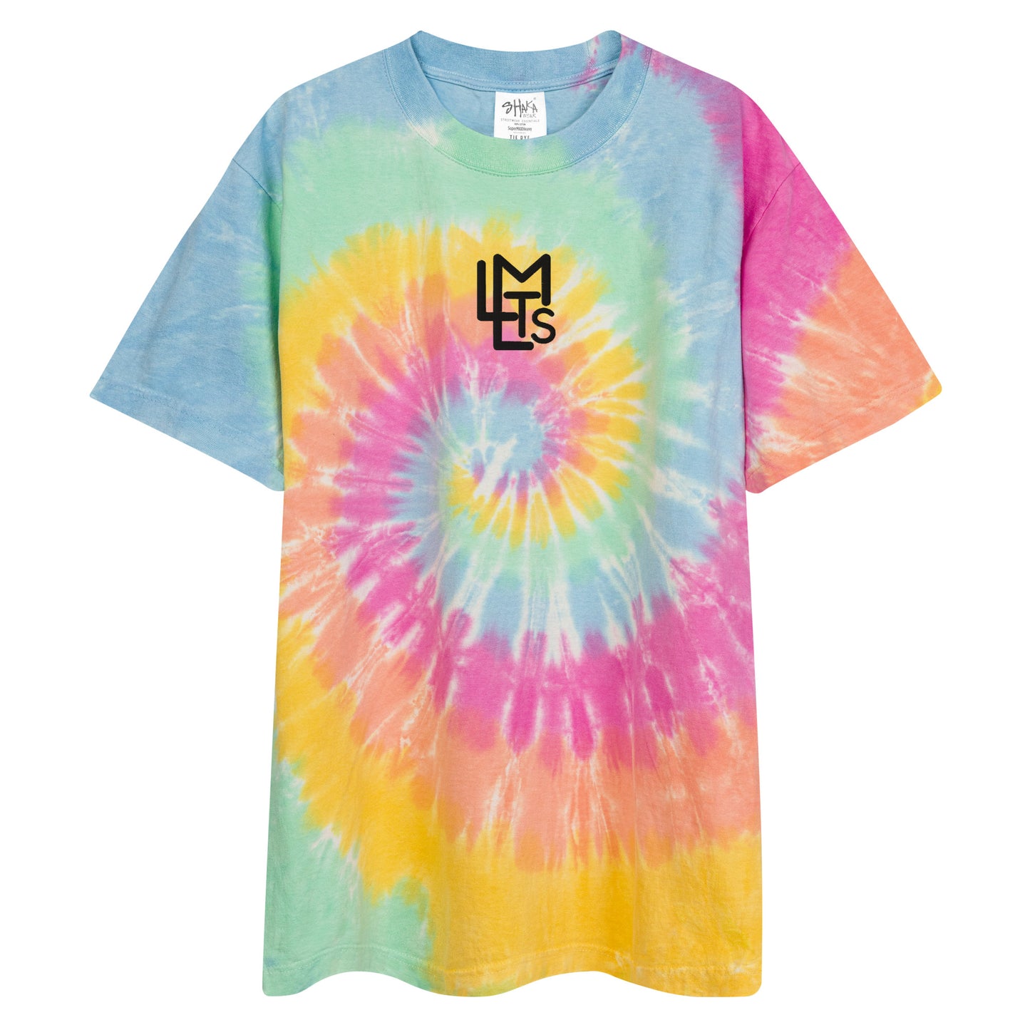 LOGO'd Tie-Dye Black